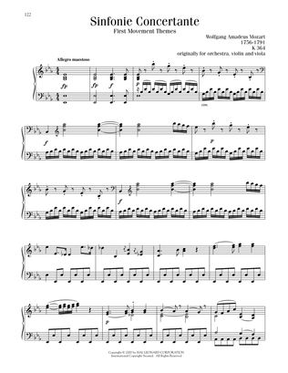 Sinfonie Concertante, First Movement Themes