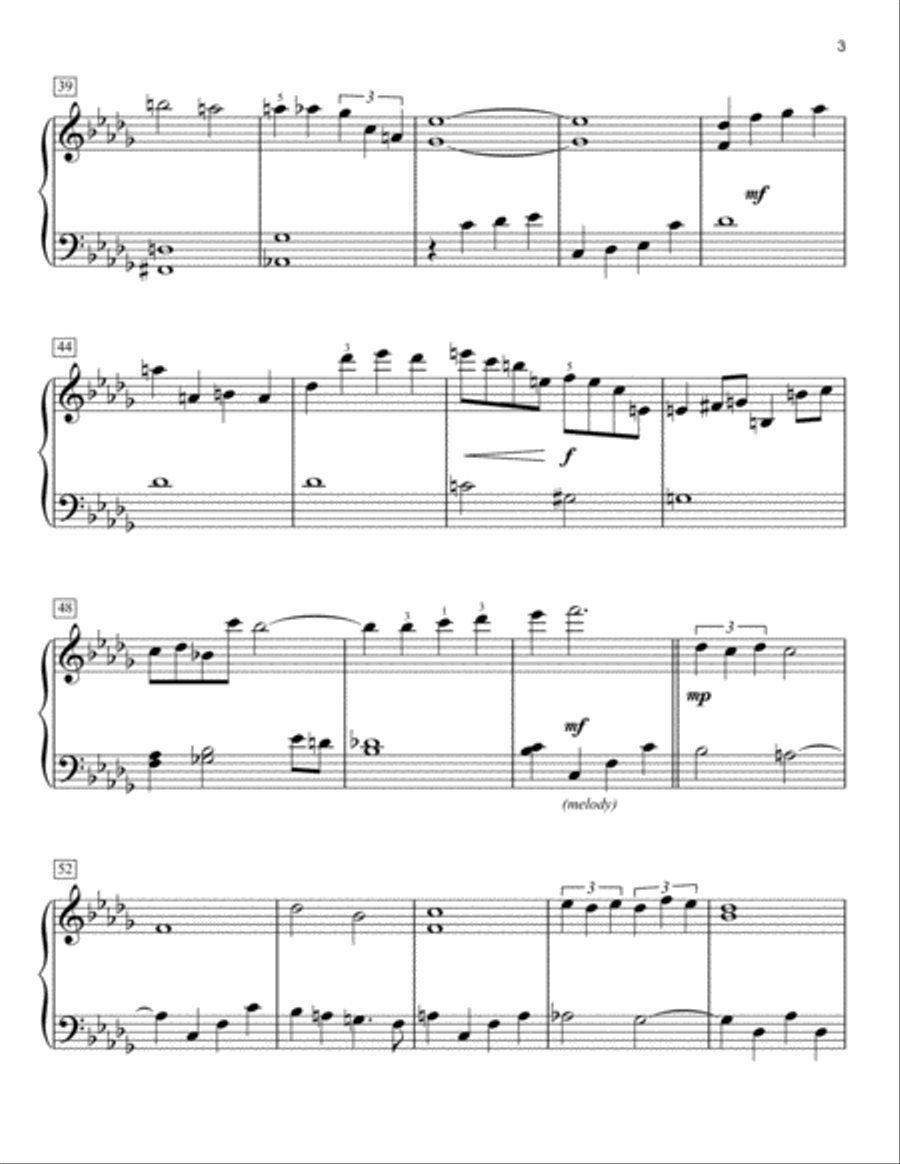 Luke And Leia (from Star Wars: Return of the Jedi) Easy Piano scores gallery preview page 3