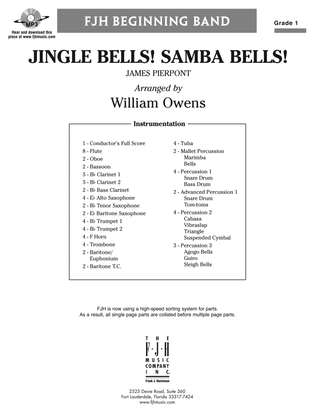Jingle Bells! Samba Bells!: Score