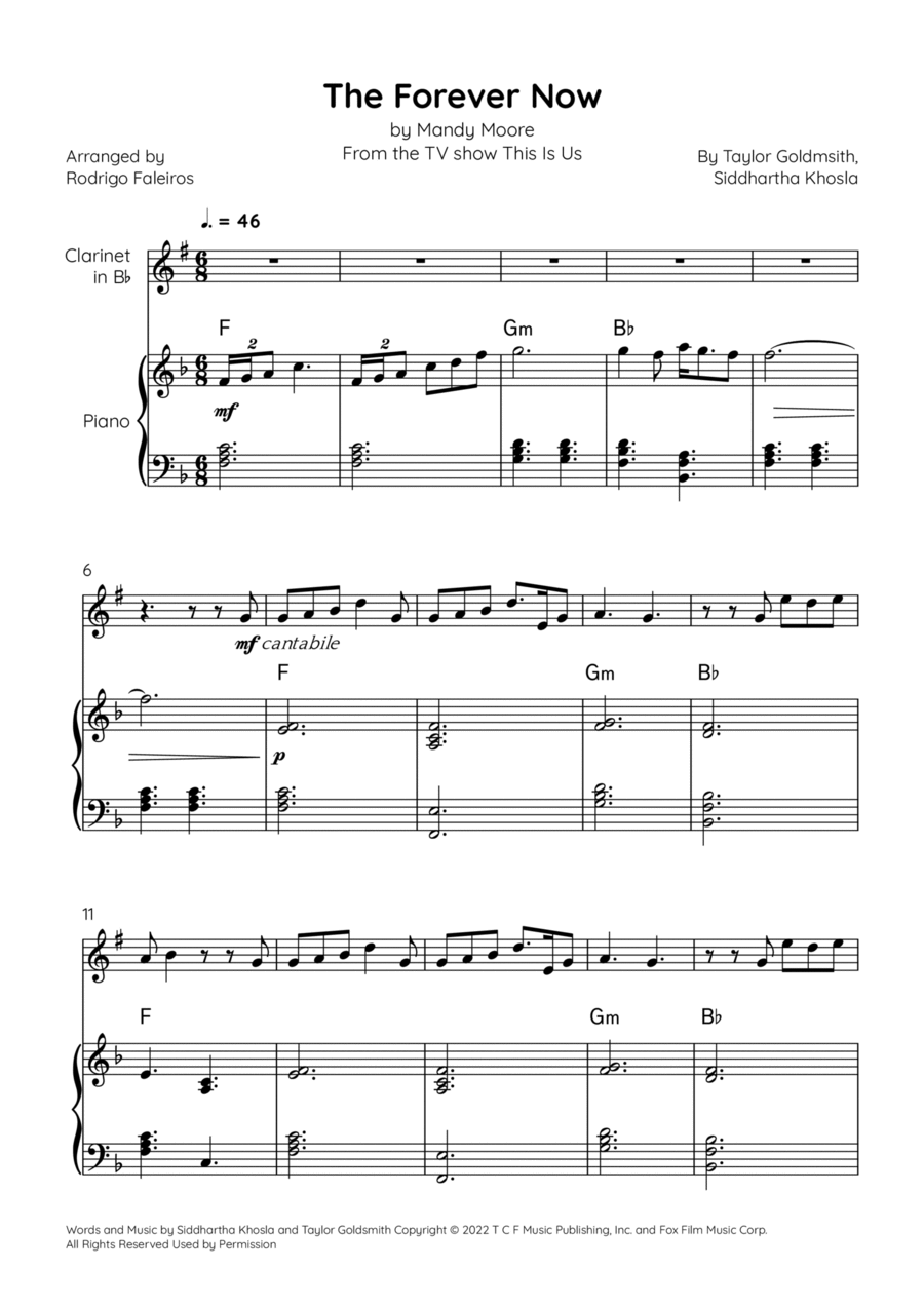 The Forever Now Chamber Music scores gallery preview page 1