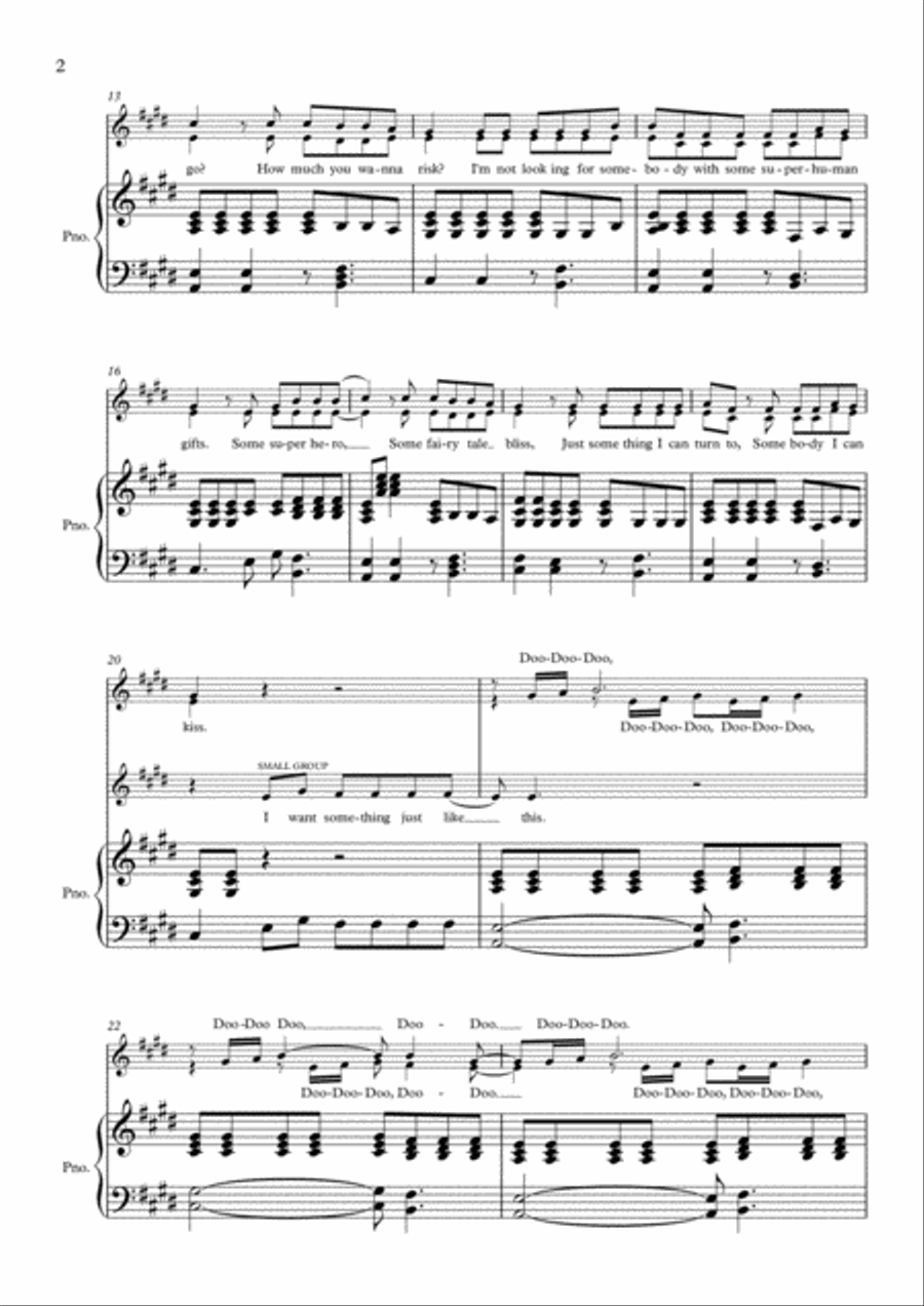 Something Just Like This SA scores gallery preview page 2