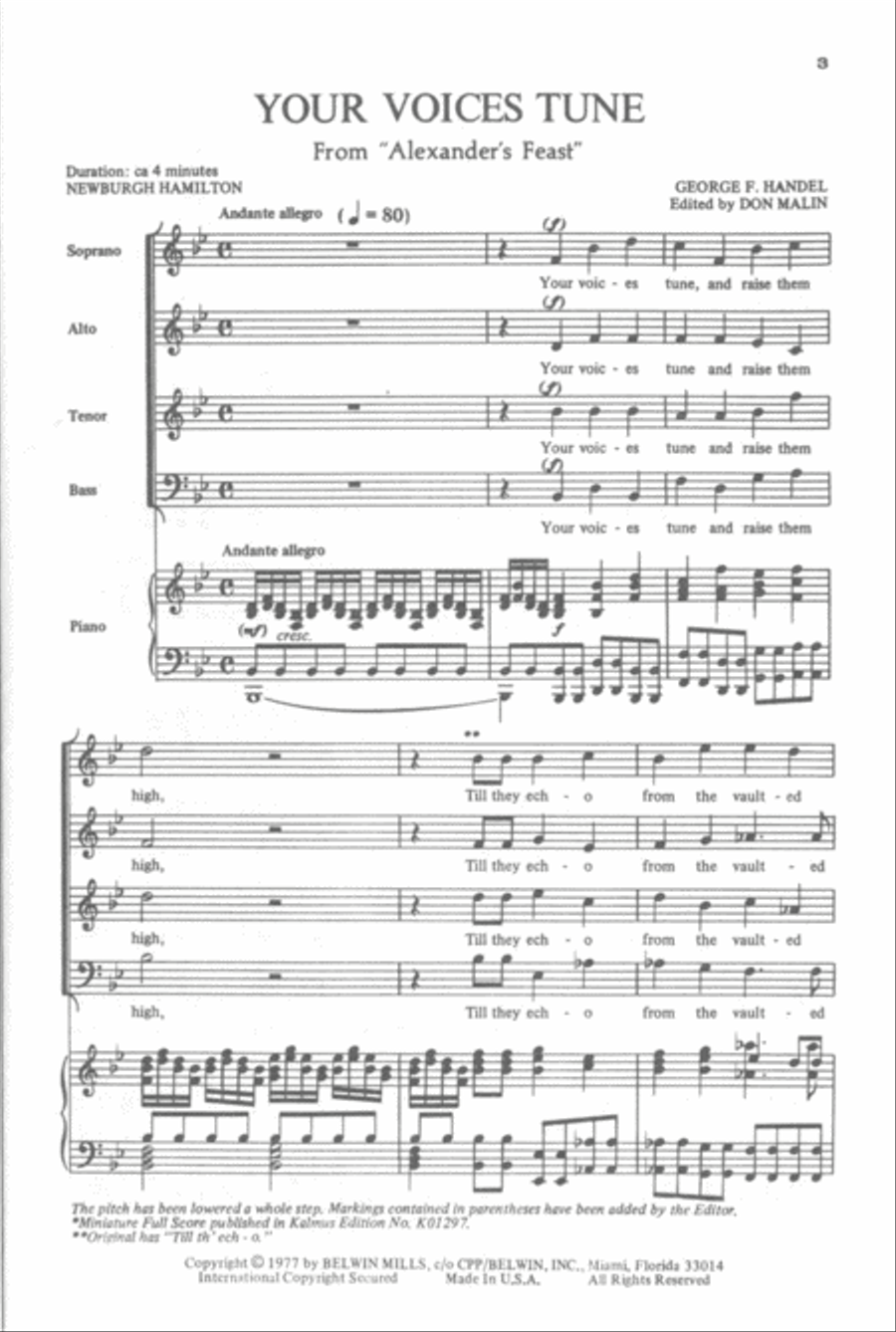 Your Voices Tune 4-Part scores gallery preview page 2