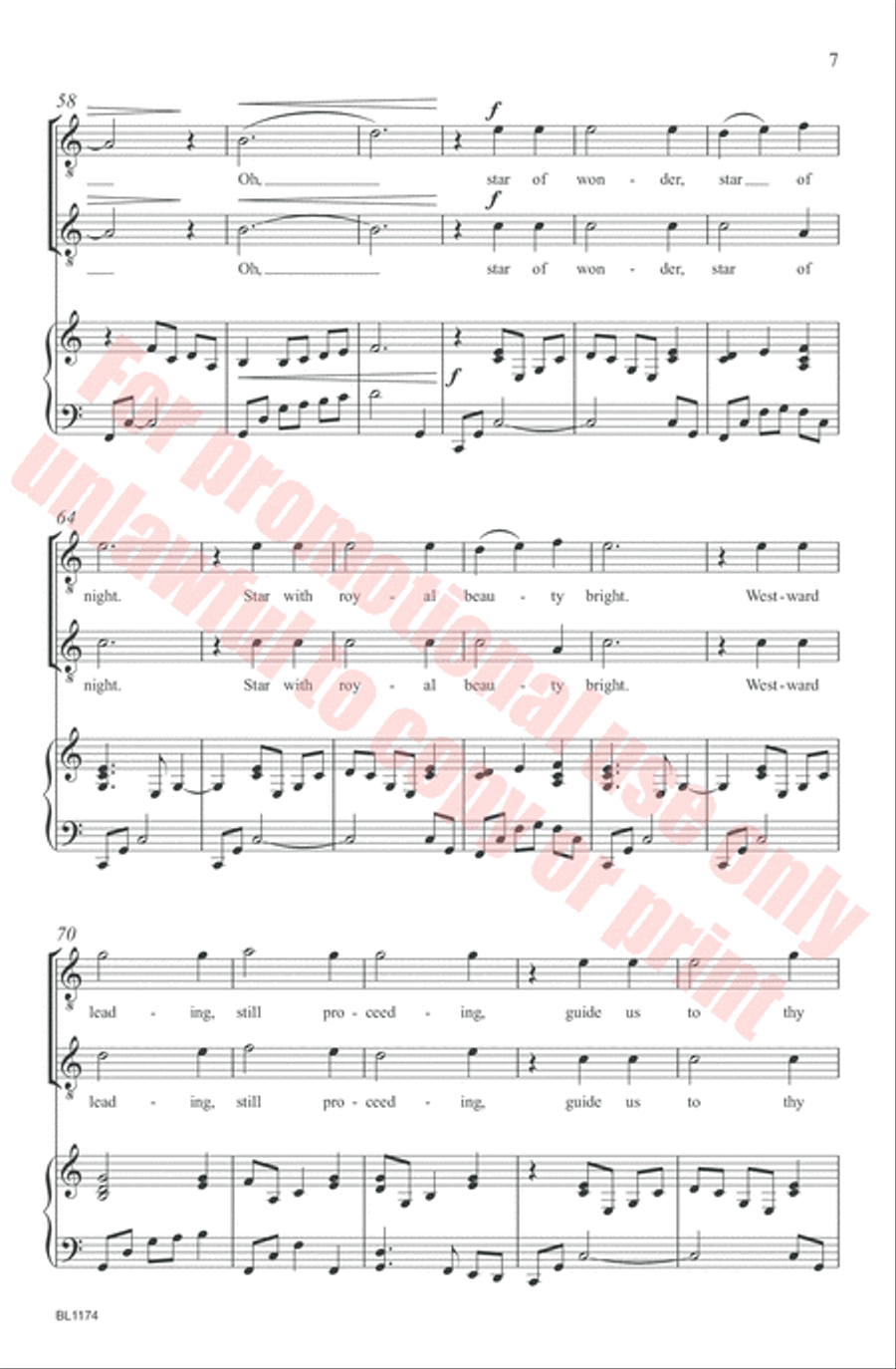 Two Holiday Carols for Emerging Tenor-Bass Choirs Choir scores gallery preview page 7