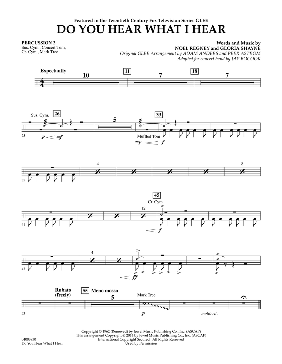 Do You Hear What I Hear? - Percussion 2