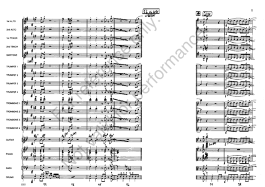 Raw Emotion Raw Emotion Jazz Ensemble scores gallery preview page 11