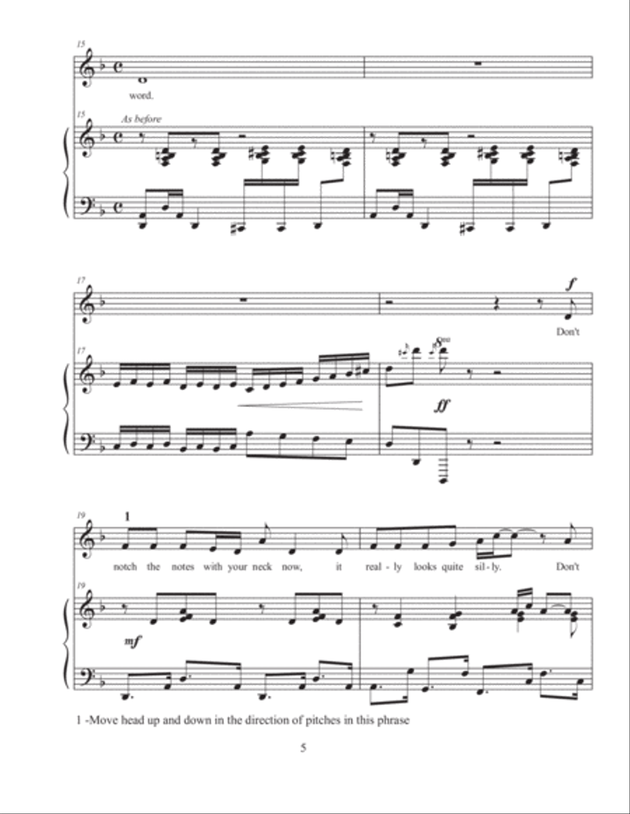 The Unofficial Guide to Above Average Singing for Medium Voice and Piano Medium Voice scores gallery preview page 6