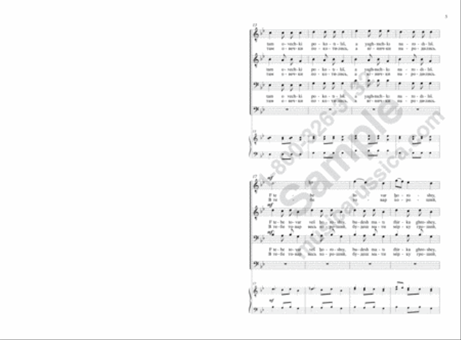 Carol of the Bells (Song of Good Cheer) TTBB scores gallery preview page 4