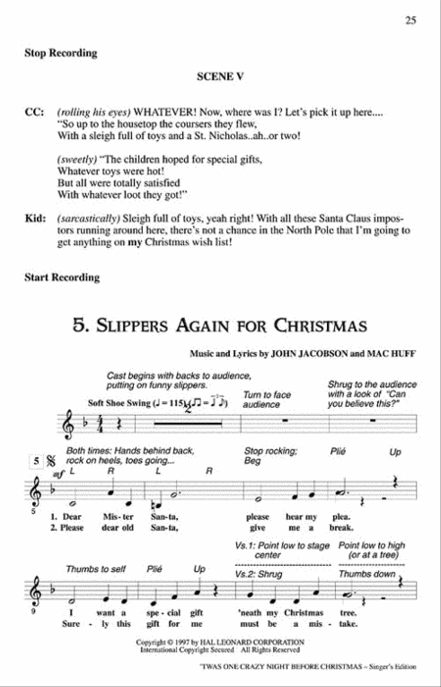 'Twas One Crazy Night Before Christmas (Musical) Choir scores gallery preview page 5