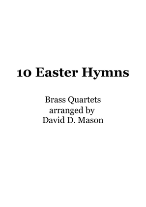 Book cover for 10 Easter Hymns Brass Quartets