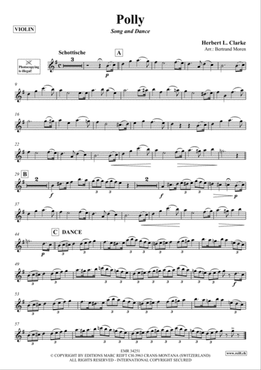 Polly Violin Solo scores gallery preview page 2