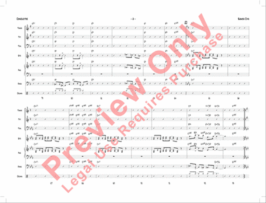Samba Cya Samba Cya Jazz Ensemble scores gallery preview page 9