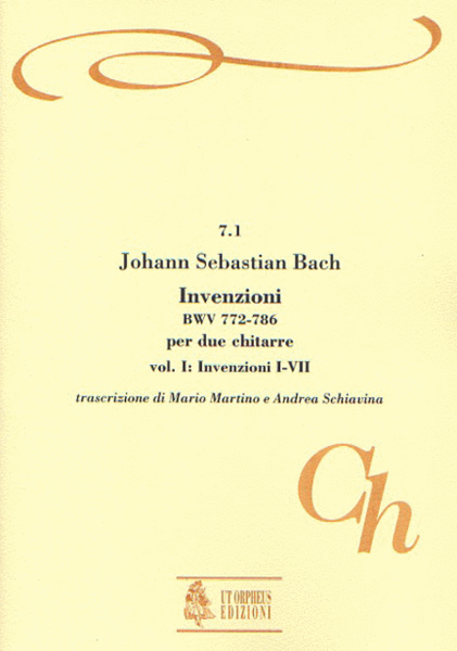 Inventions BWV 772-786