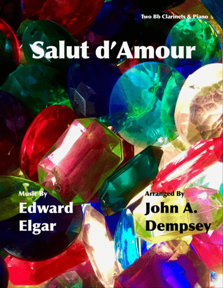 Salut d'Amour (Love's Greeting): Trio for Two Clarinets and Piano Woodwind Duet scores gallery preview page 1