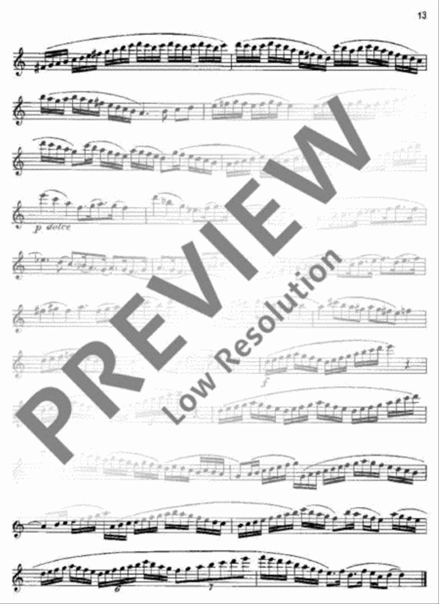 Modern Exercises for Treble Recorder Alto Recorder scores gallery preview page 14