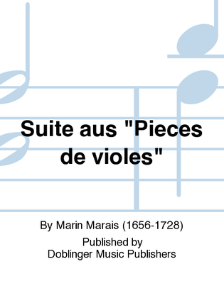 Suite aus ,,Pieces de violes