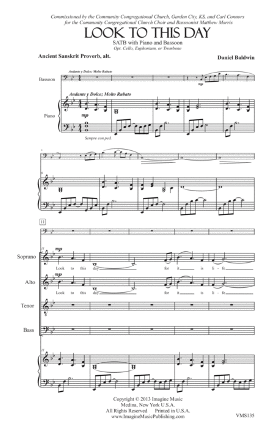Look to this Day 4-Part scores gallery preview page 1