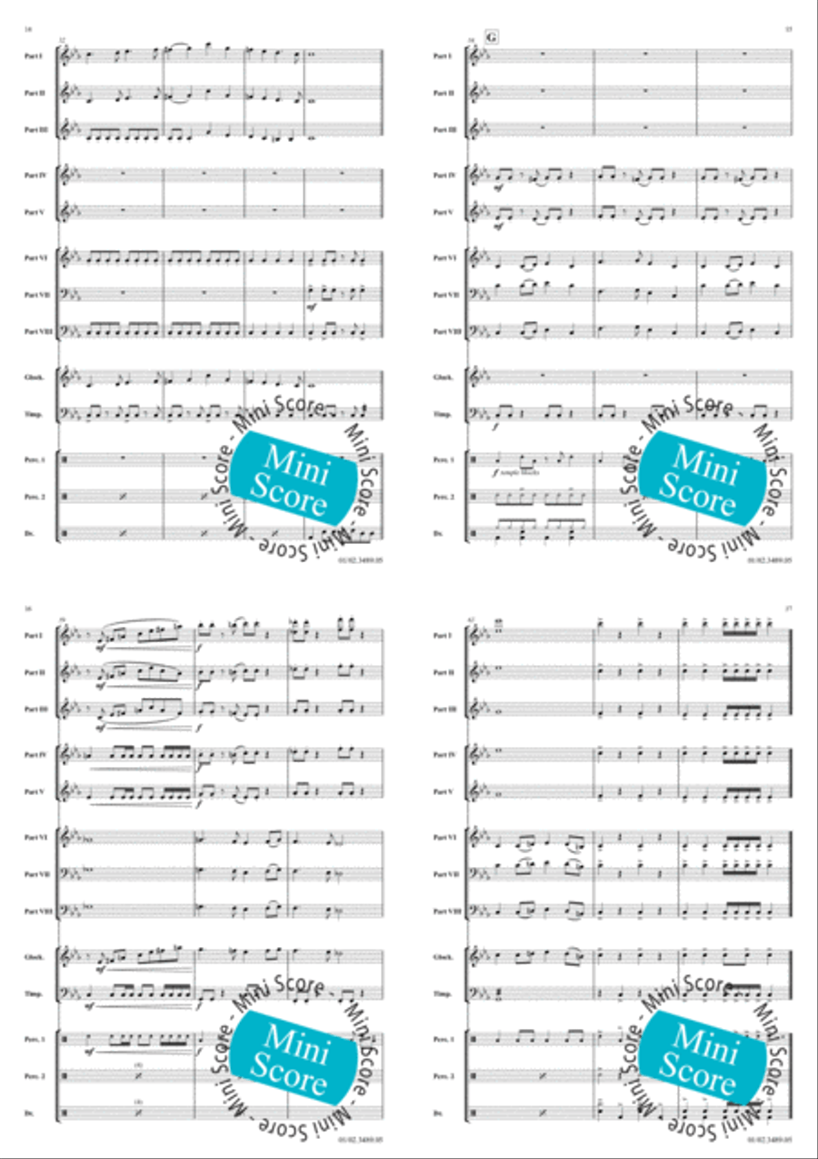 Welcome to Halloween Fanfare Band scores gallery preview page 6