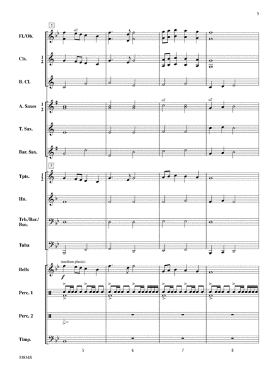 Kingdom Adventures Concert Band scores gallery preview page 3