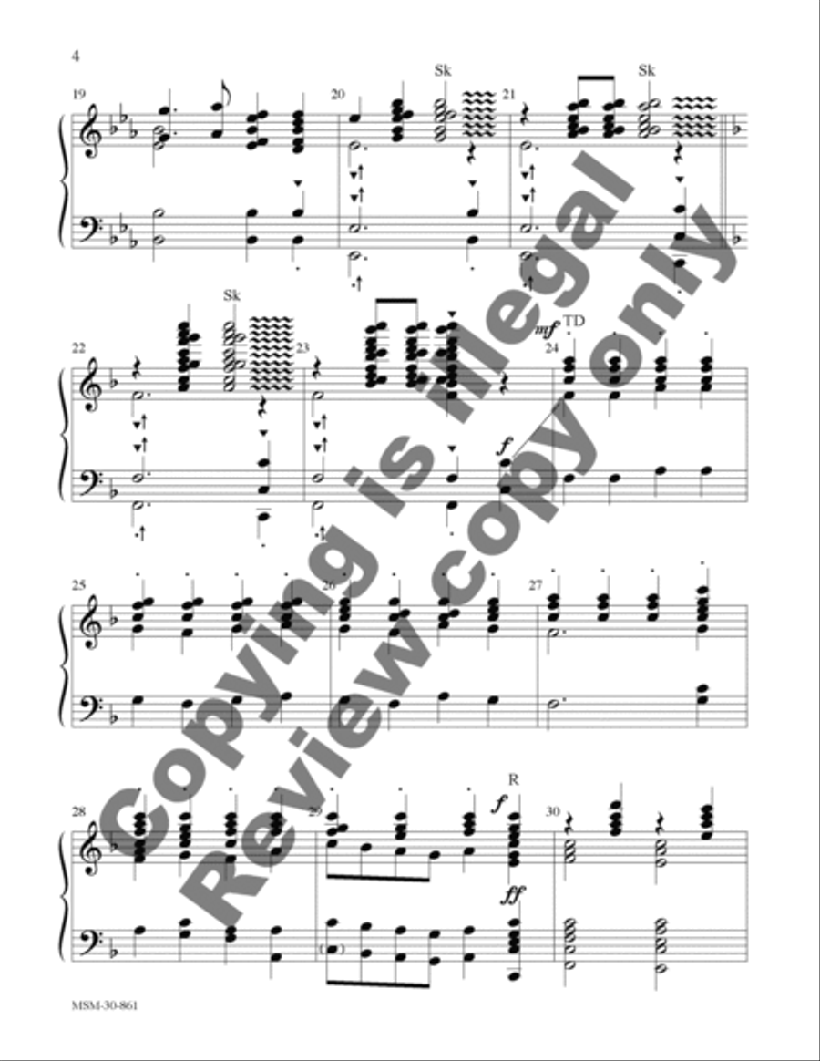 Fanfare on Coronation Fanfare on Coronation 5-Octaves scores gallery preview page 4