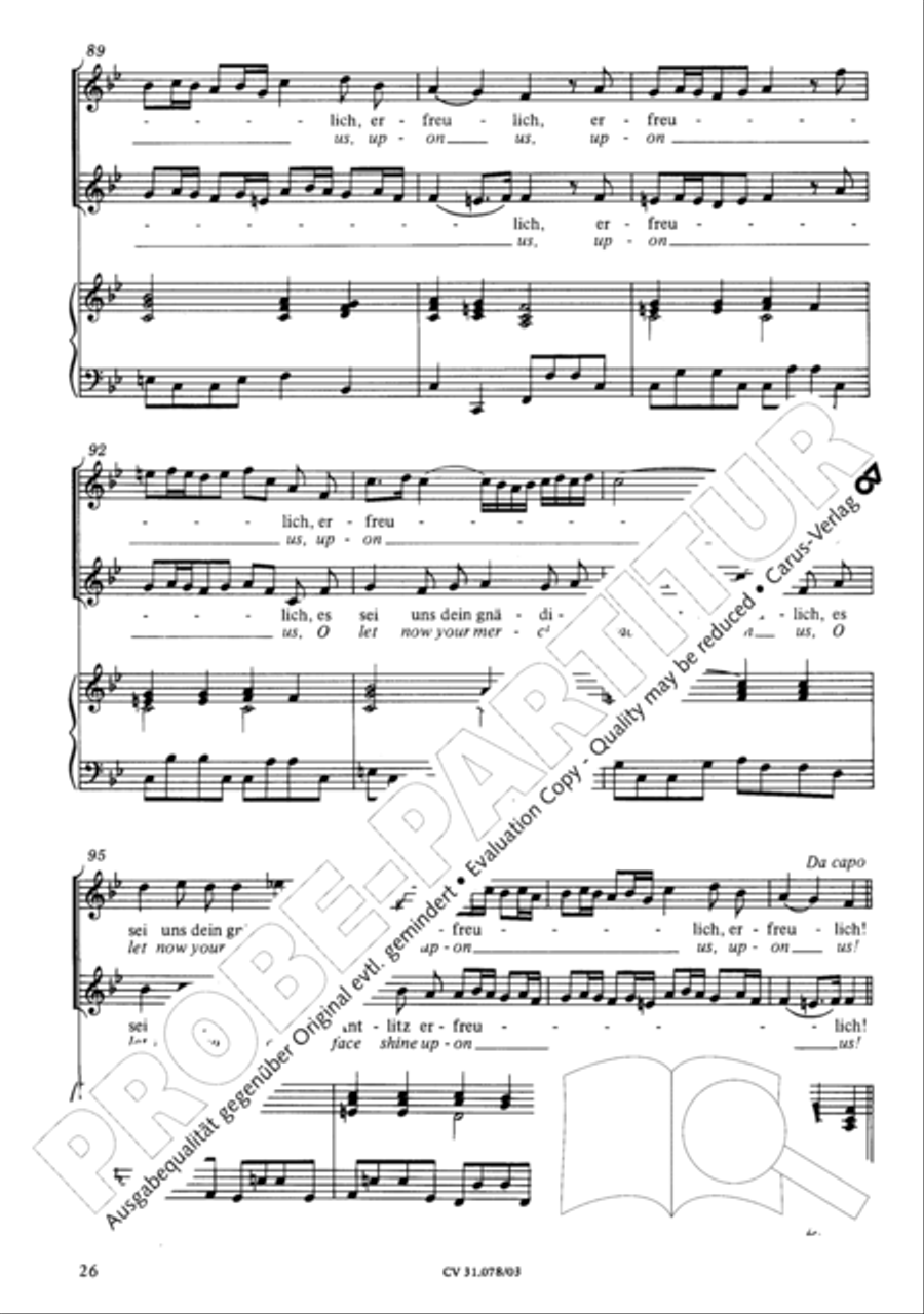 Jesus, you have freed my spirit (Jesu, der du meine Seele) 4-Part scores gallery preview page 27