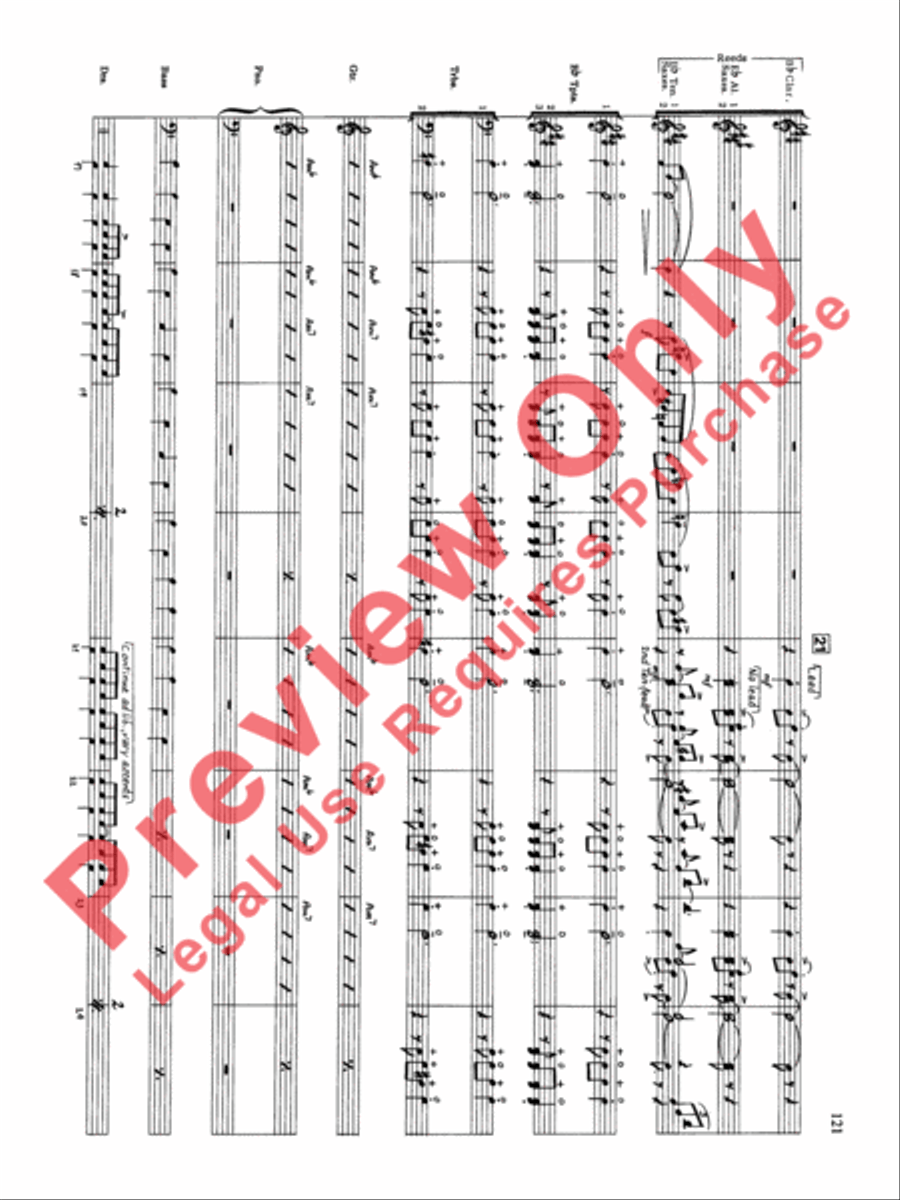 Original Big Band Sounds Big Band scores gallery preview page 122
