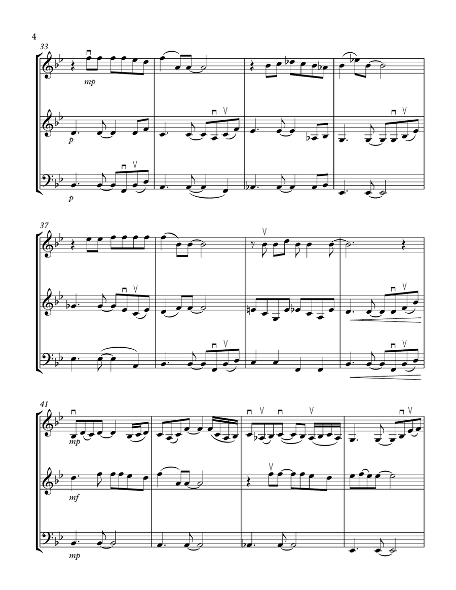 Make You Feel My Love String Trio scores gallery preview page 4