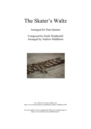 The Skater's Waltz arranged for Flute Quintet