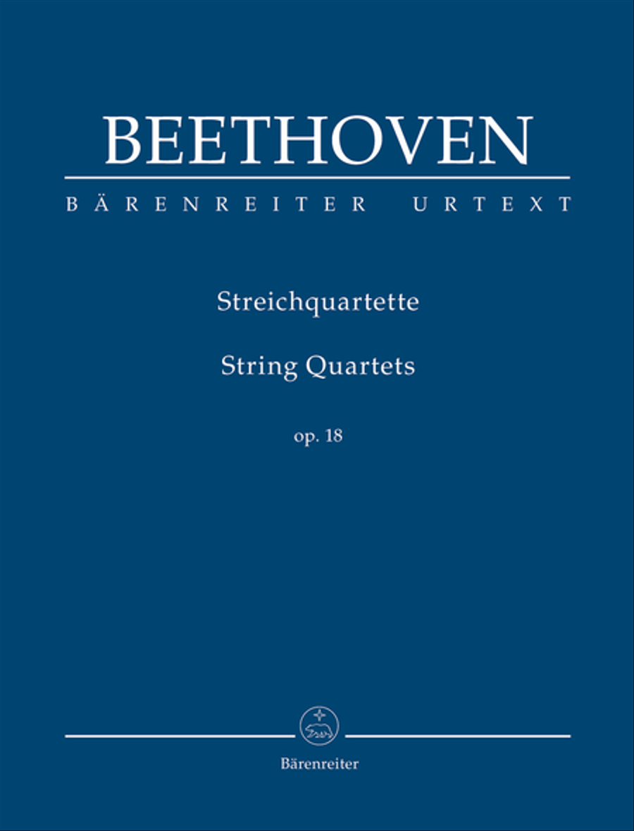 String Quartets, op. 18 String Quartet scores gallery preview page 1