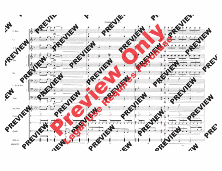 Fox Sports Themes Marching Band scores gallery preview page 14