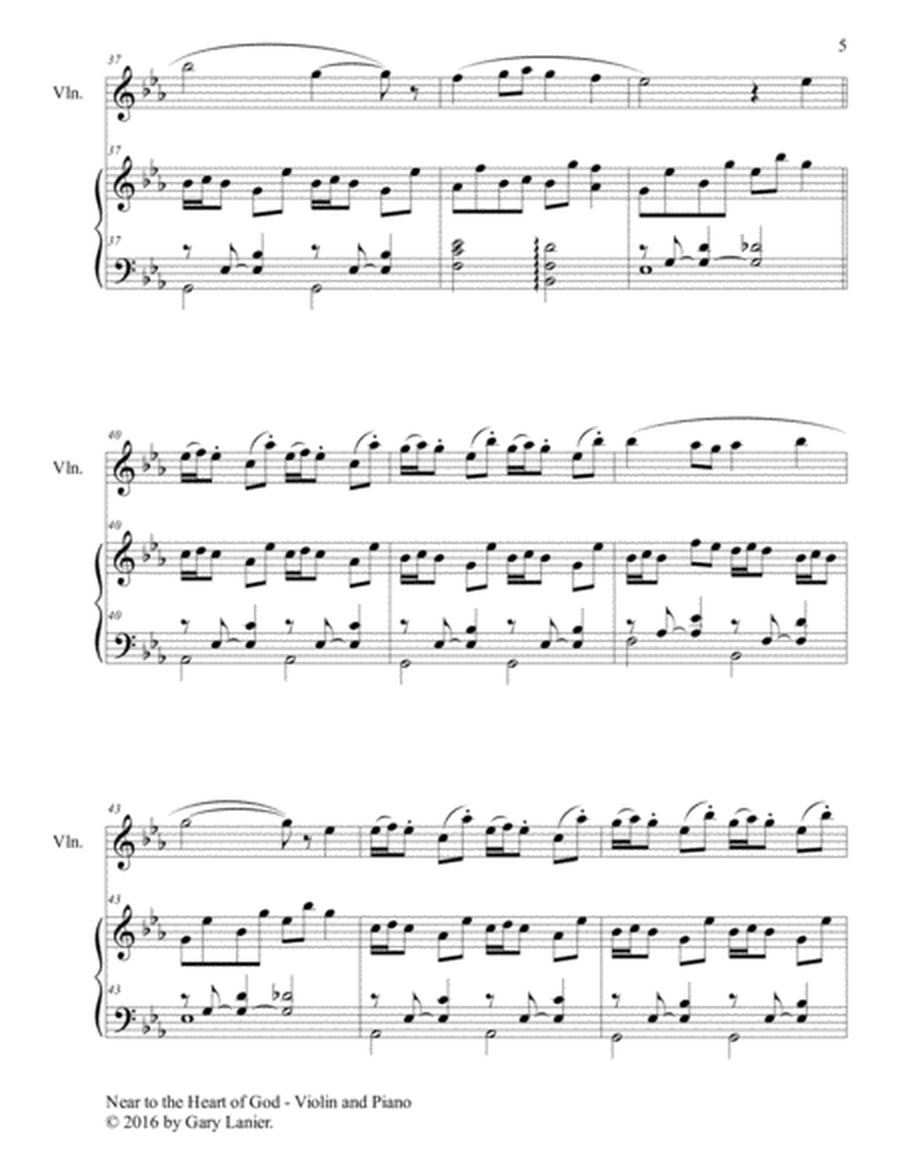 3 HYMNS OF PEACE AND COMFORT (for Violin with Piano - Instrument Part included) image number null