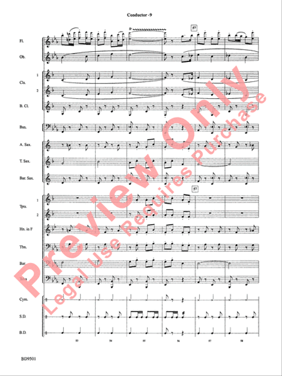 The Chimes of Liberty Concert Band scores gallery preview page 11