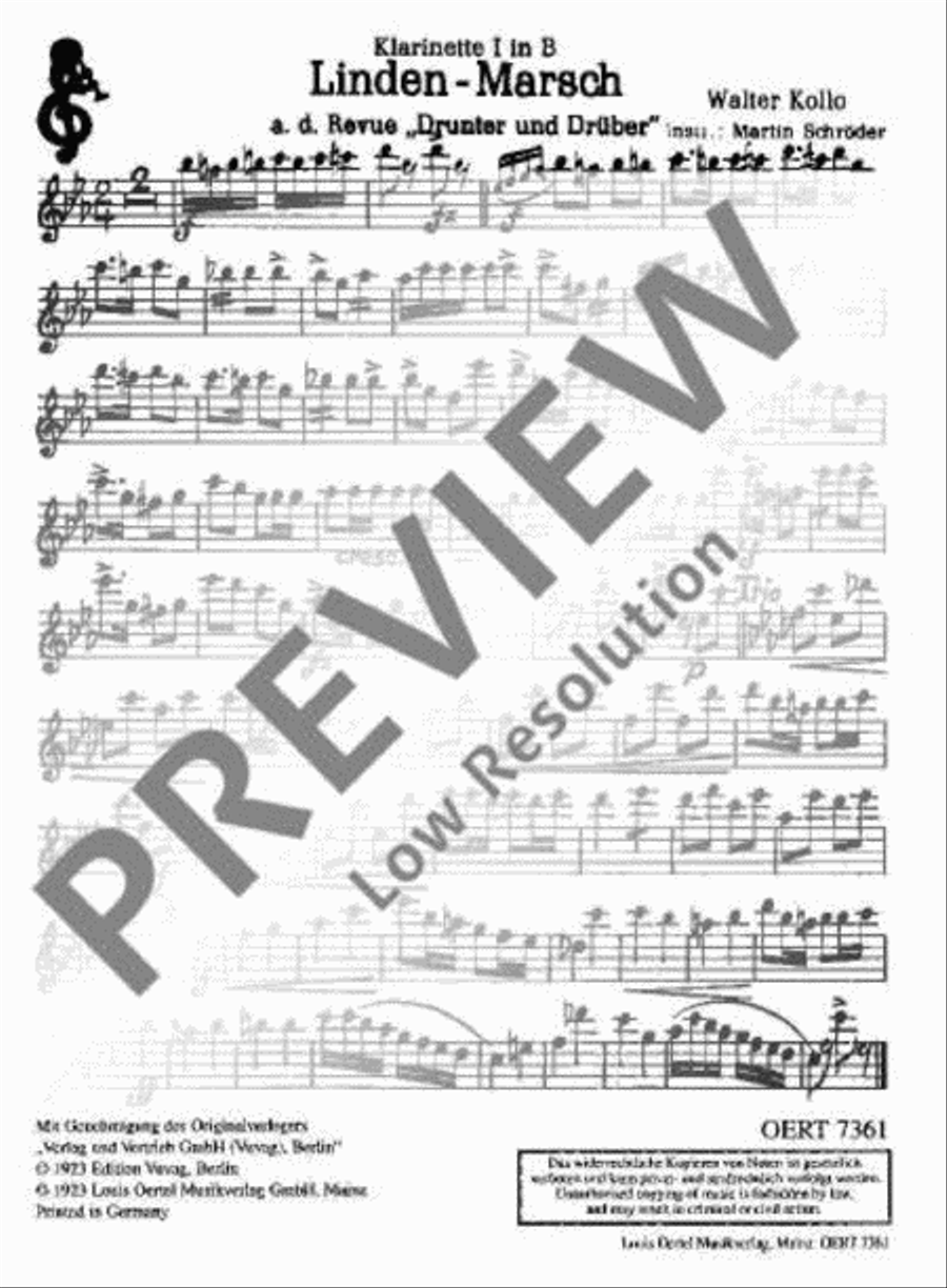 Linden-Marsch Concert Band scores gallery preview page 9
