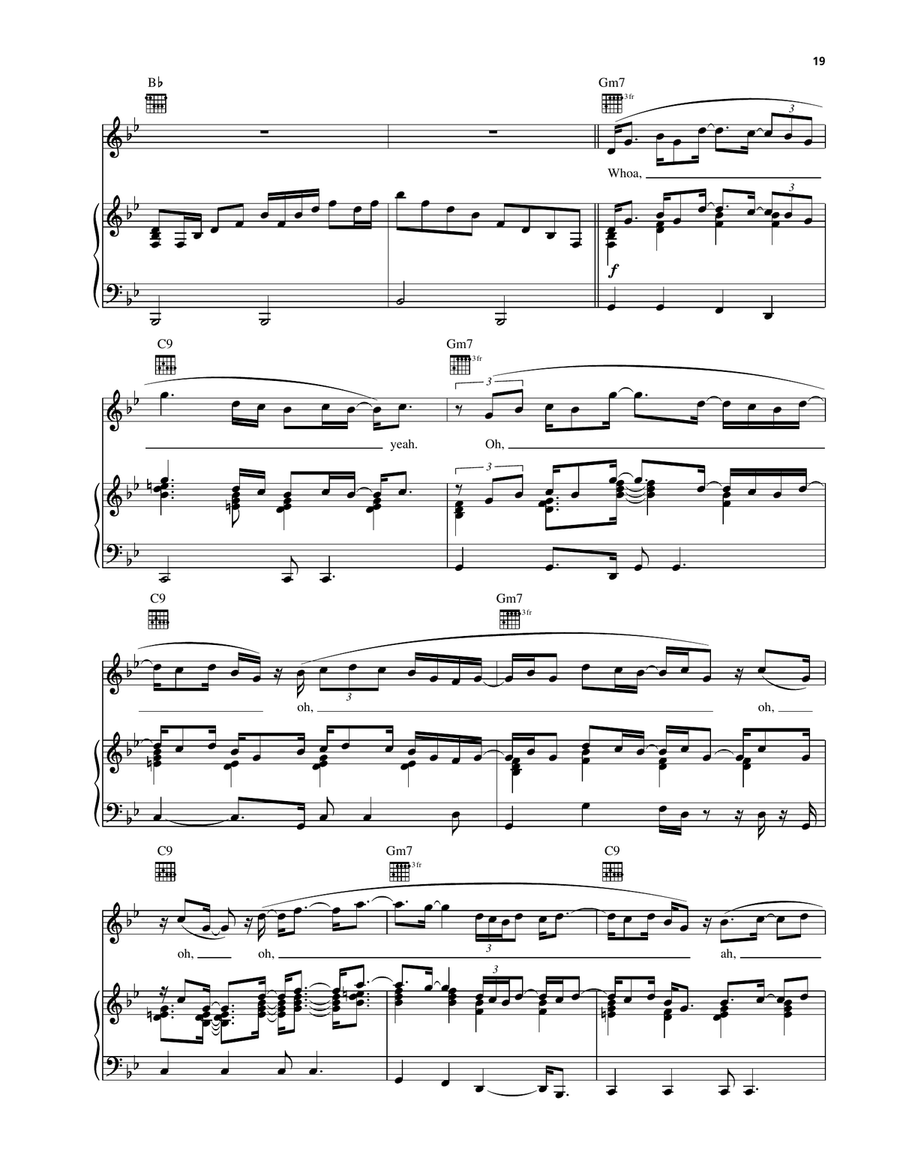 The Great Gig In The Sky Piano, Vocal, Guitar scores gallery preview page 2
