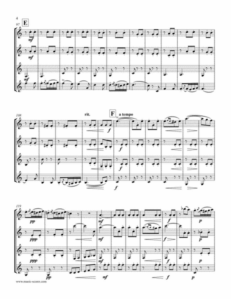 Libiamo ne lieti calici - Brindisi from La Traviata - 3 Clarinets and Bass Clarinet image number null