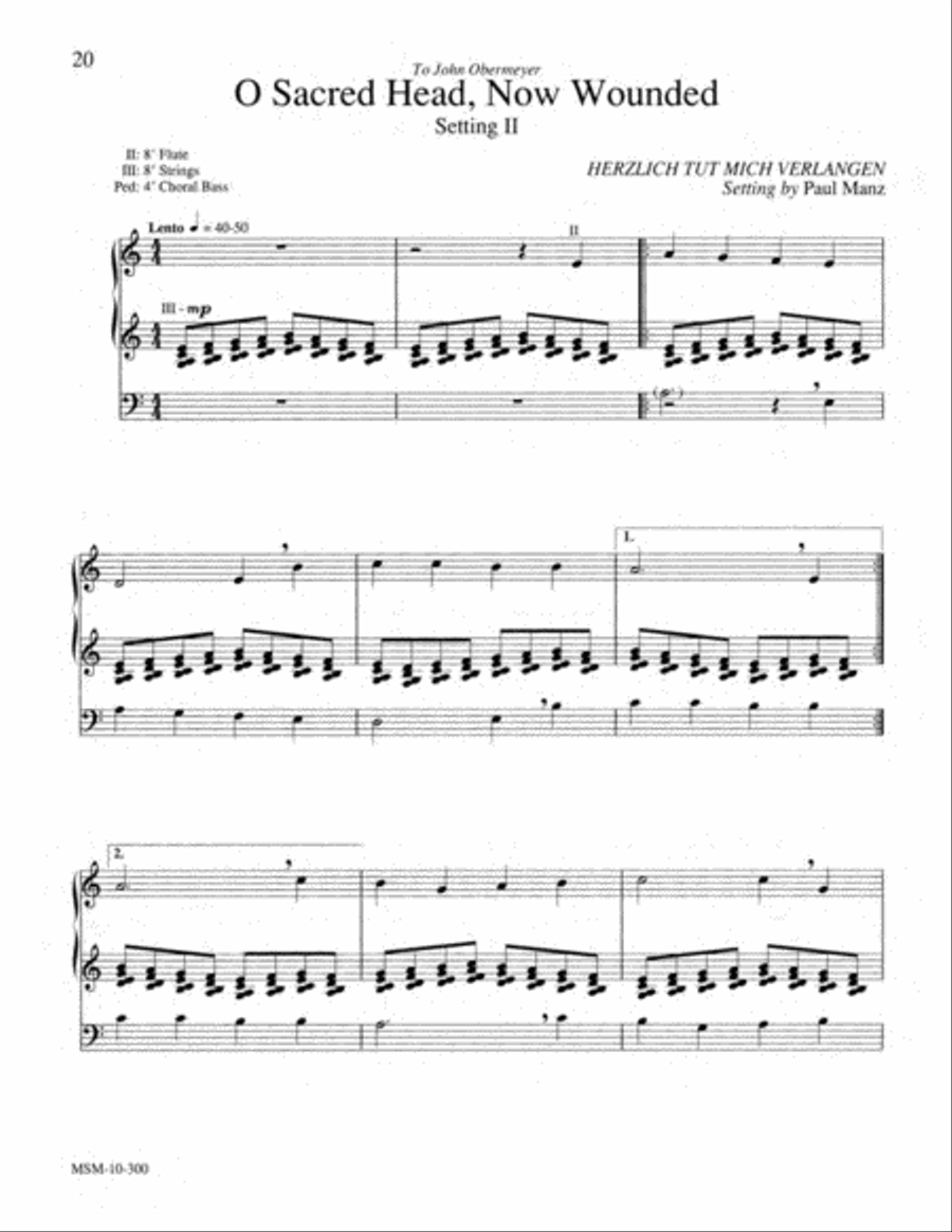 Improvisations for the Lenten Season Organ scores gallery preview page 13