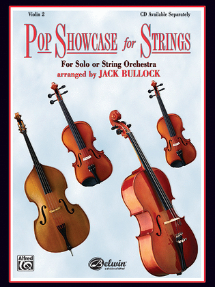 Book cover for Pop Showcase for Strings (For Solo or String Orchestra)