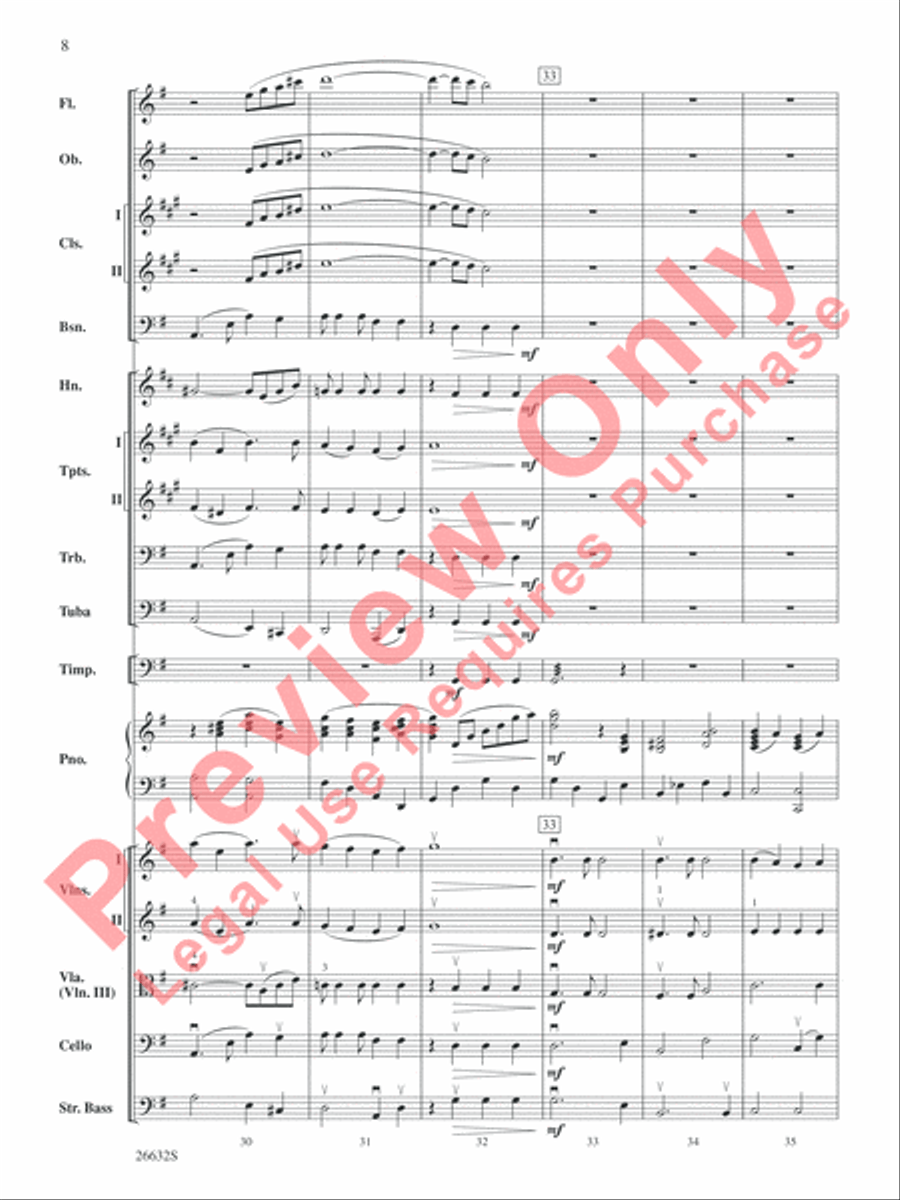 Aura Lee Aura Lee Full Orchestra scores gallery preview page 9