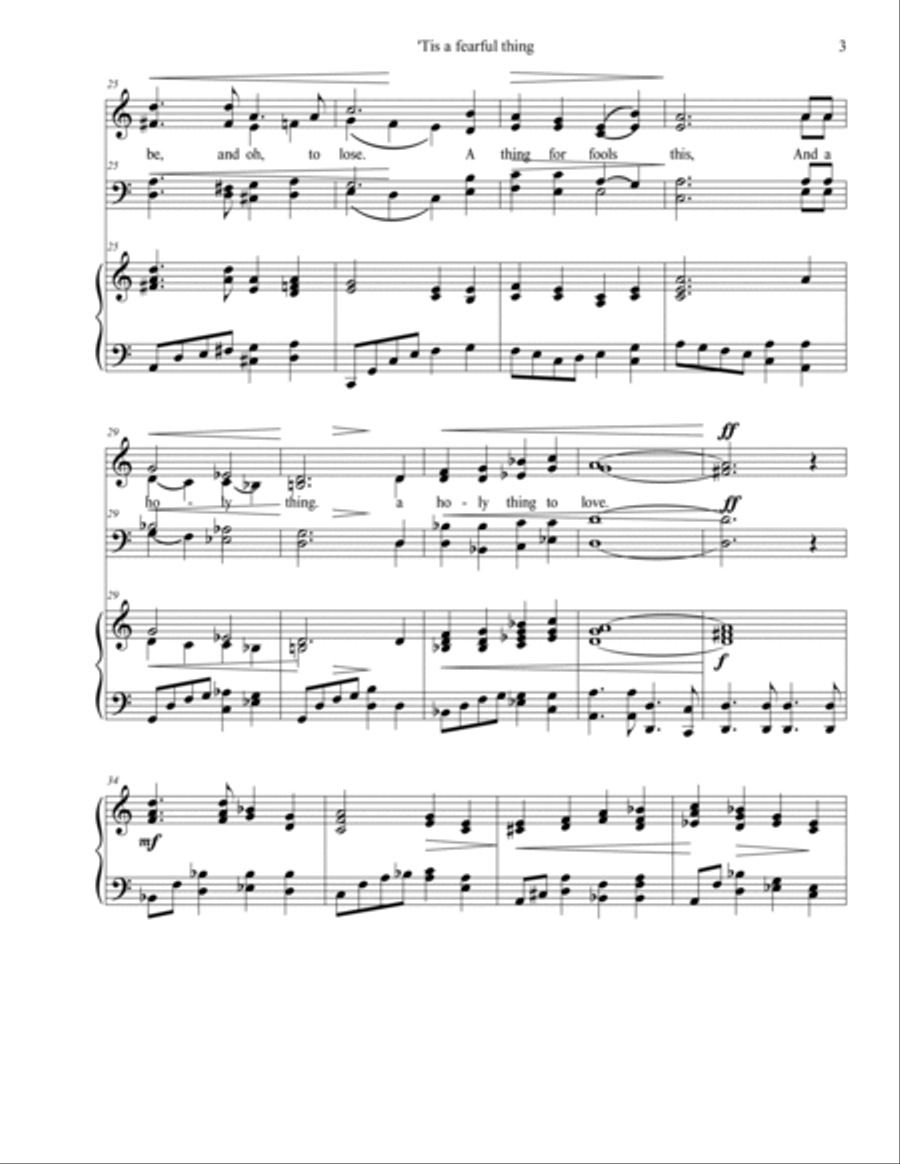 Tis a fearful Thing Tis a fearful Thing 4-Part scores gallery preview page 5