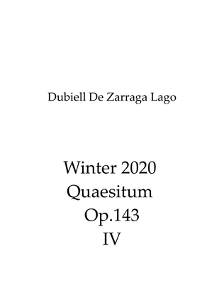 Winter Suite 2020 Quaesitum Op.143