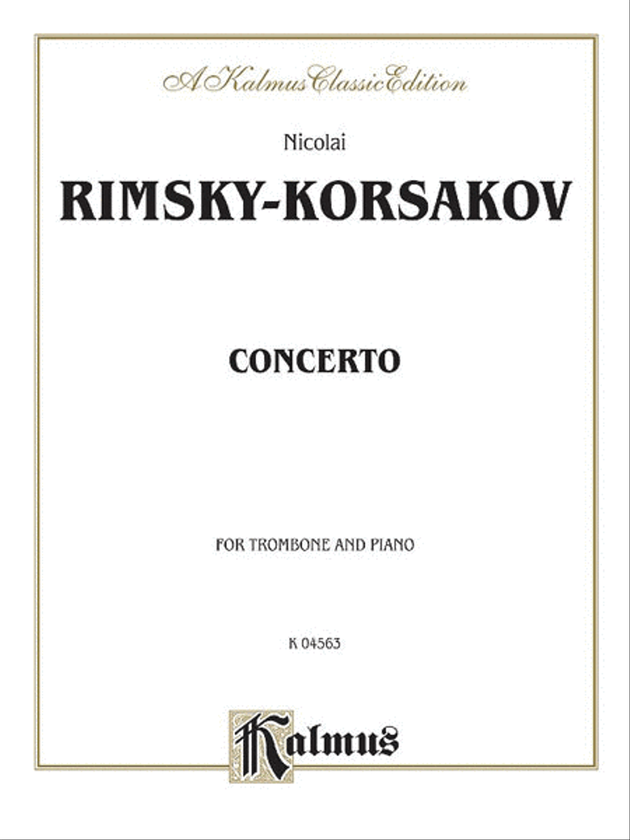 Trombone Concerto Small Ensemble scores gallery preview page 1