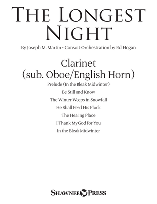 Book cover for The Longest Night - Clarinet (sub. Oboe/Eng Horn)