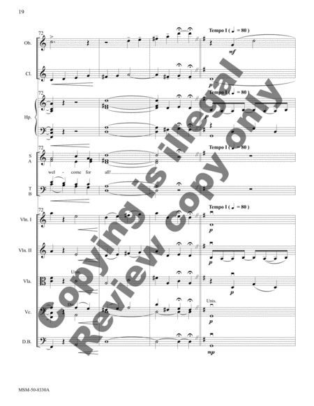 What Does the Lord Require of You? (Orchestra Score)