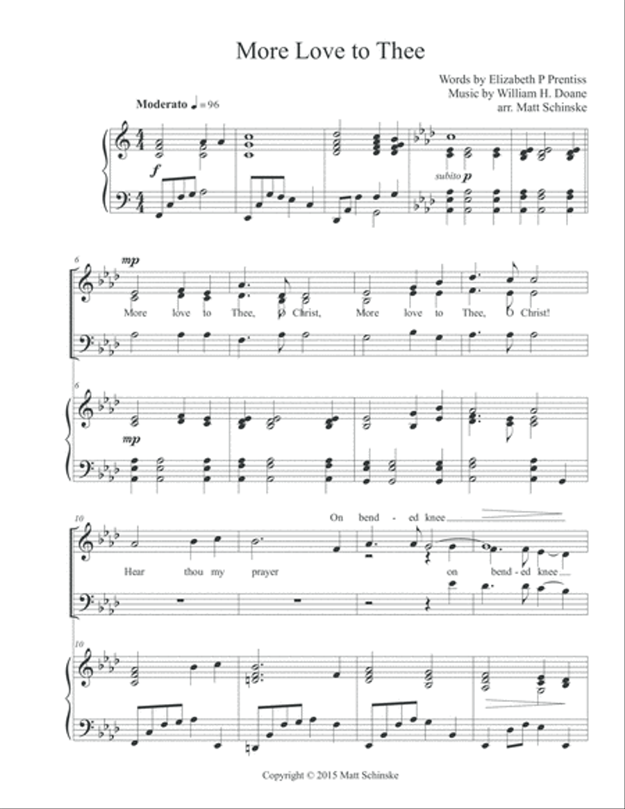 More Love to Thee 3-Part scores gallery preview page 2