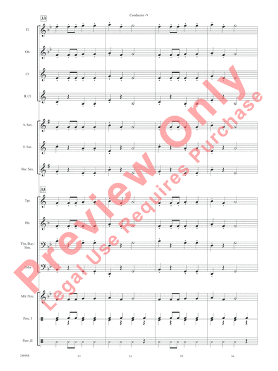 The Nutcracker March Concert Band scores gallery preview page 12