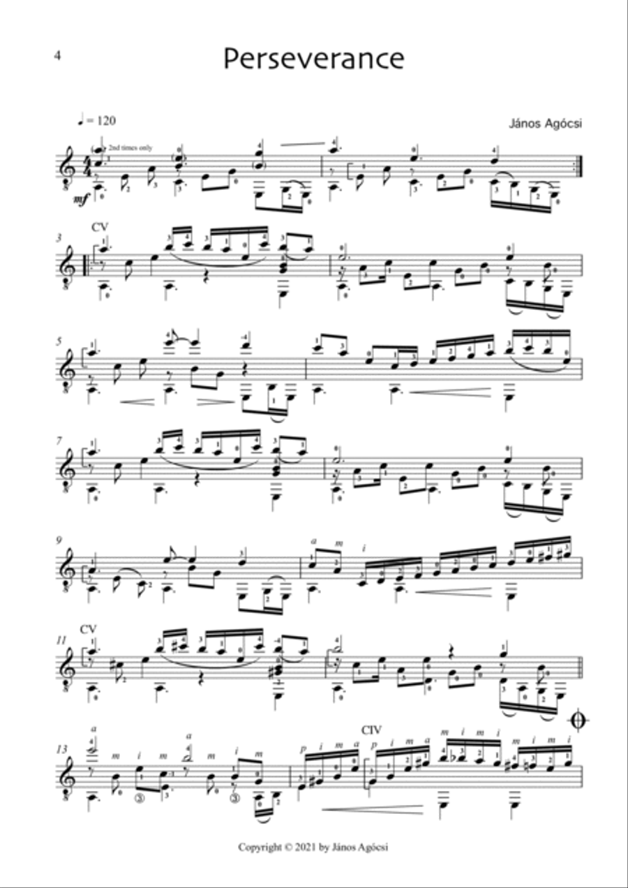 Solo Pieces For Classical Guitar Acoustic Guitar scores gallery preview page 5