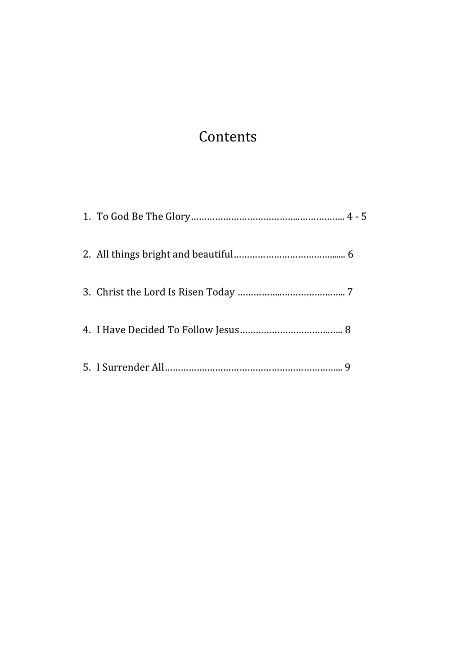 Easy Hymns (Volume 2) - 15 String Harp Harp scores gallery preview page 3