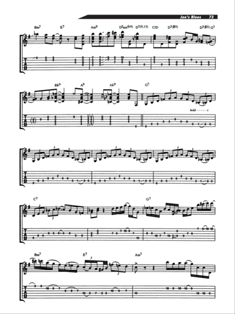 Joe Pass -- On Guitar Electric Guitar scores gallery preview page 74
