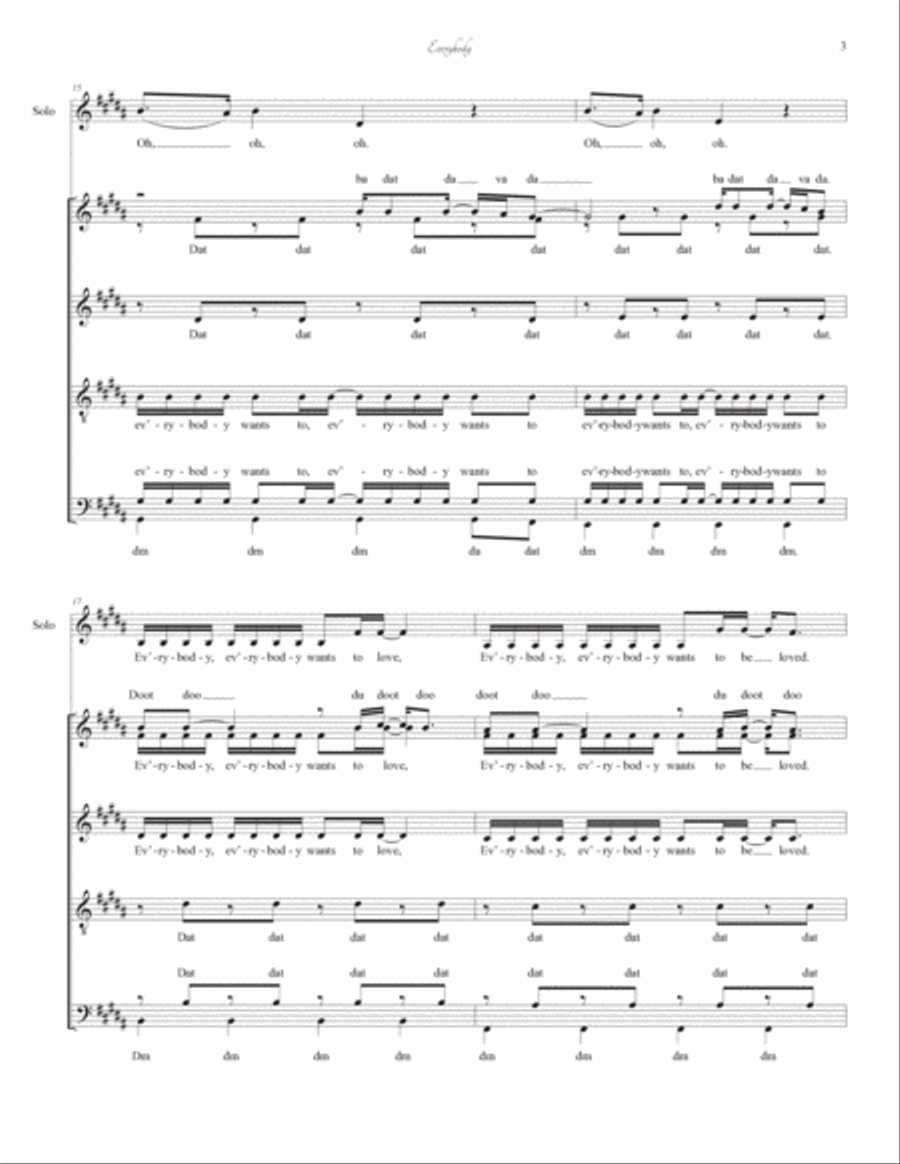 Everybody Divisi scores gallery preview page 3