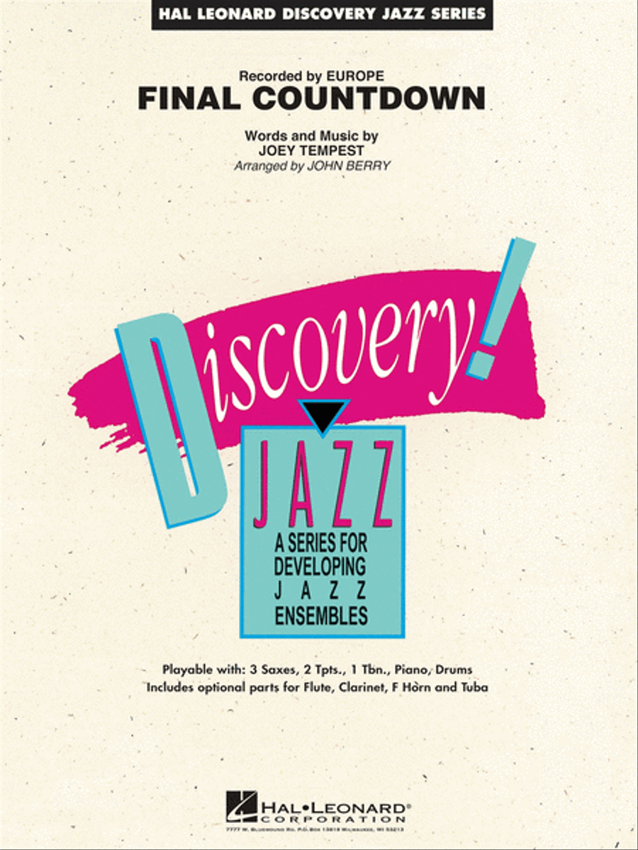 Final Countdown Jazz Ensemble scores gallery preview page 1