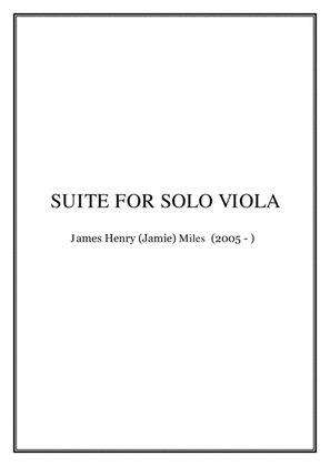Suite for Solo Viola (2019)